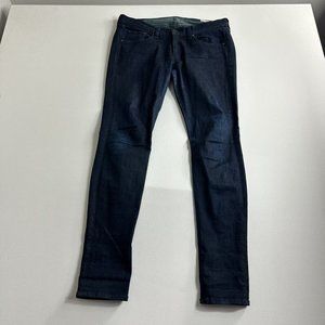 Rag & Bone JEAN The Skinny Leg Jeans Blue Olive Harrow Dark Wash Size‎ 30x30